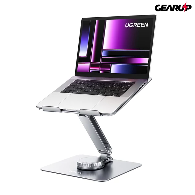 Kép 2/2 - UGREEN UG-LP592 360°-ban forgatható, összecsukható prémium laptop állvány hőelvezető kialakítással