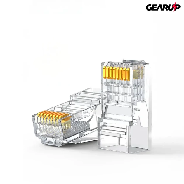 Kép 2/2 - UGREEN RJ45 UTP csatlakozó aranyozott érintkezőkkel, CAT6, 100db-os csomag