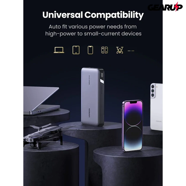 Kép 6/7 - UGREEN Nexode powerbank, 25000mAh, 145W