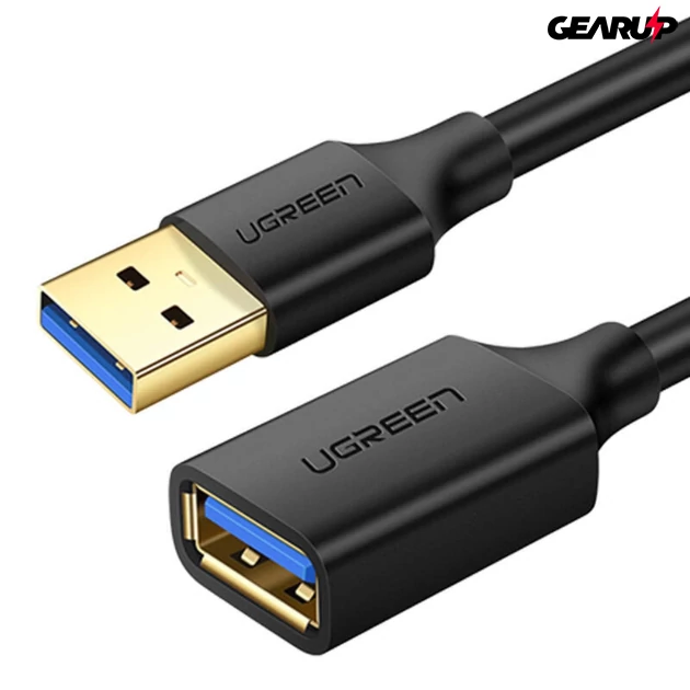 Kép 2/4 - UGREEN USB 3.0 hosszabbító kábel 3 m - fekete