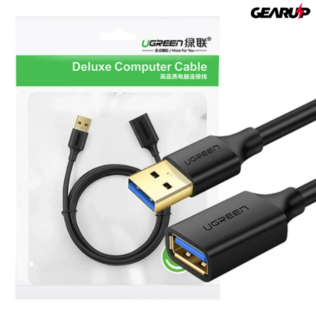 Kép 4/4 - UGREEN USB 3.0 hosszabbító kábel 3 m - fekete
