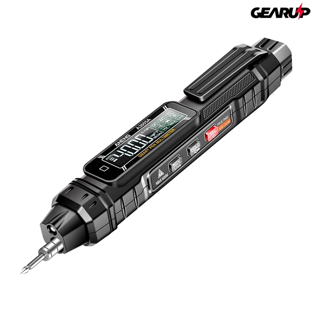 Kép 1/8 - Aneng A3005A PRO AC/DC digitális multimeter beépített zseblámpával, toll alakú kivitel