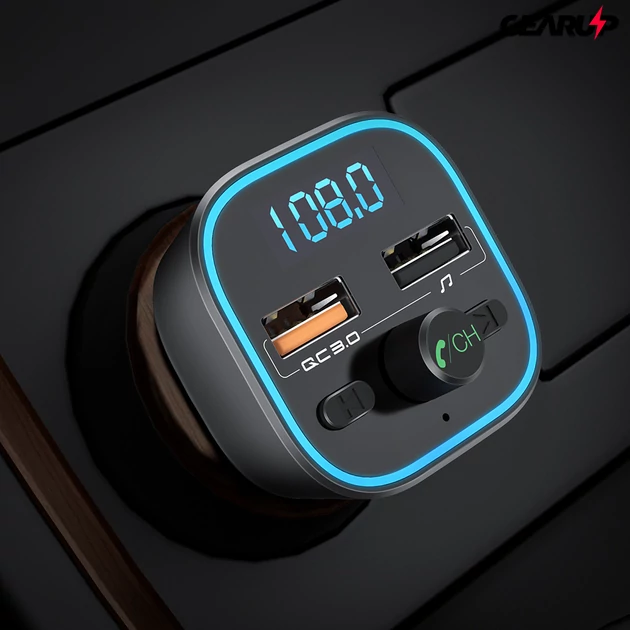Kép 3/7 - BlitzWolf® BW-BC1: USB szivargyújtóba dugható autós töltő és FM transzmitter