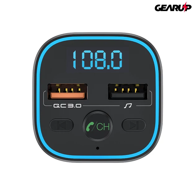 Kép 7/7 - BlitzWolf® BW-BC1: USB szivargyújtóba dugható autós töltő és FM transzmitter