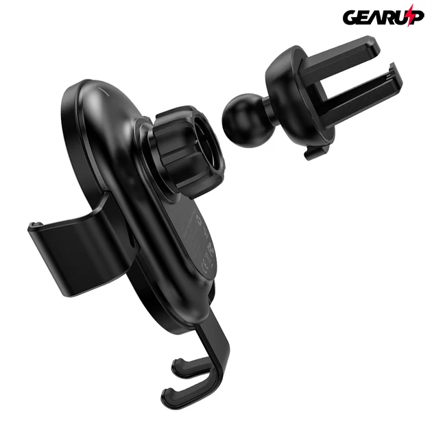 Kép 4/8 - BlitzWolf® BW-CW1: autós telefontartó és vezeték nélküli gyorstöltő - 10W