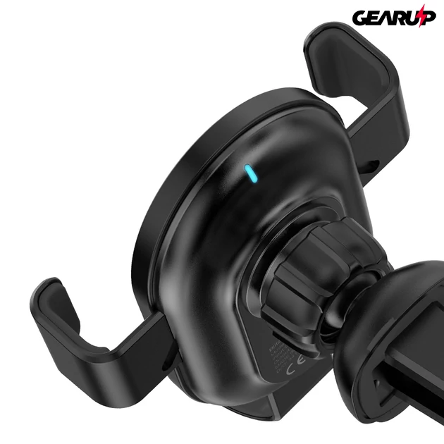 Kép 5/8 - BlitzWolf® BW-CW1: autós telefontartó és vezeték nélküli gyorstöltő - 10W