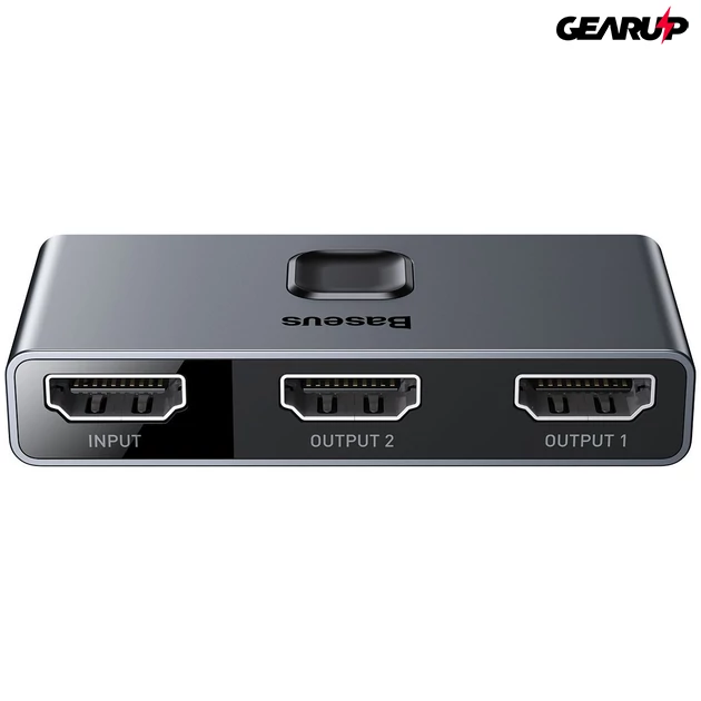 Kép 3/4 - Baseus Matrix HDMI kétirányú elosztó 2x1 / 1x2, 4K