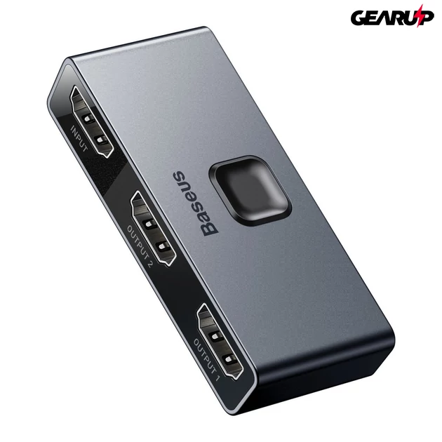 Kép 4/4 - Baseus Matrix HDMI kétirányú elosztó 2x1 / 1x2, 4K