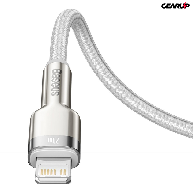 Baseus Cafule USB-C/Lightning kábel PD 20 W 2 m (fehér)