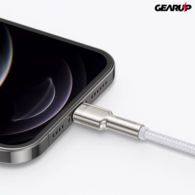 Kép 11/11 - Baseus Cafule USB/Lightning kábel 2,4A, 2m (fehér)