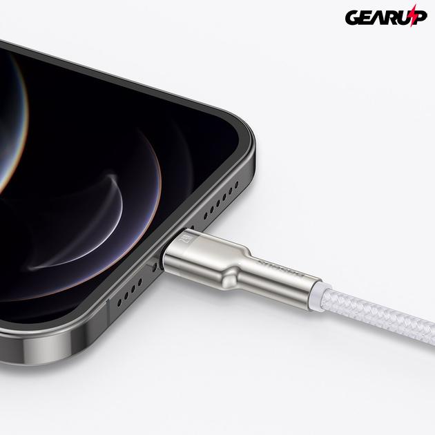 Baseus Cafule USB/Lightning kábel 2,4A, 2m (fehér)