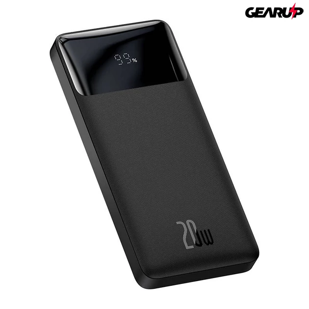 Kép 2/6 - Baseus Bipow powerbank 10000mAh 2xUSB USB-C 20W (fekete)