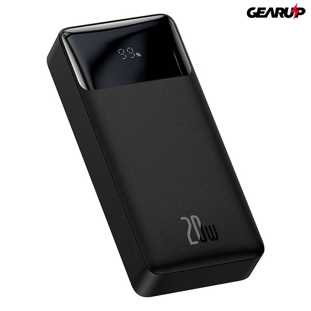 Kép 6/6 - Baseus Bipow powerbank 10000mAh 2xUSB USB-C 20W (fekete)