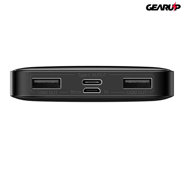 Kép 4/8 - Baseus Bipow Powerbank 10000 mAh, 2xUSB, USB-C, 15W (fekete)