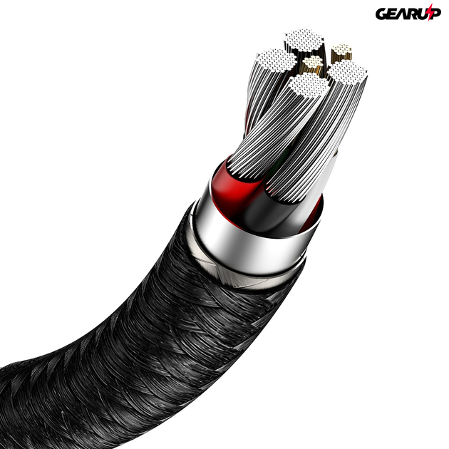 Baseus Cafule USB-USB-C kábel, 66 W, 2 m (fekete)