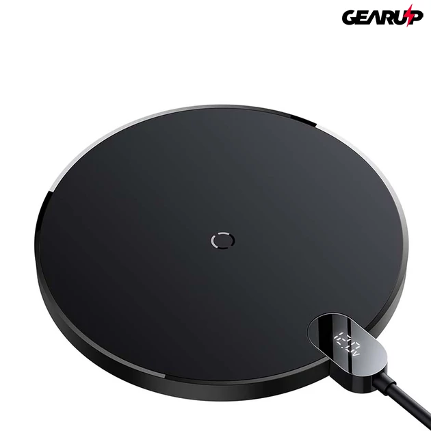 Kép 3/7 - Baseus Digital LED 15W vezeték nélküli töltő, LED kijelzővel