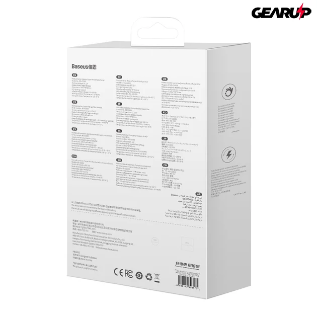 Kép 6/7 - Baseus mini autókompresszor (fekete)