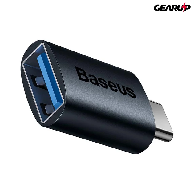 Kép 1/4 - Baseus Ingenuity USB-C – USB-A OTG adapter (kék)