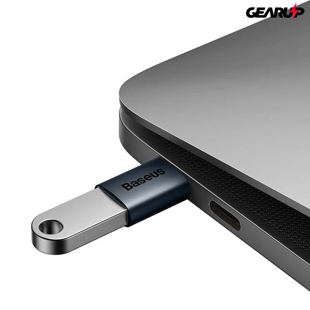 Kép 2/4 - Baseus Ingenuity USB-C – USB-A OTG adapter (kék)