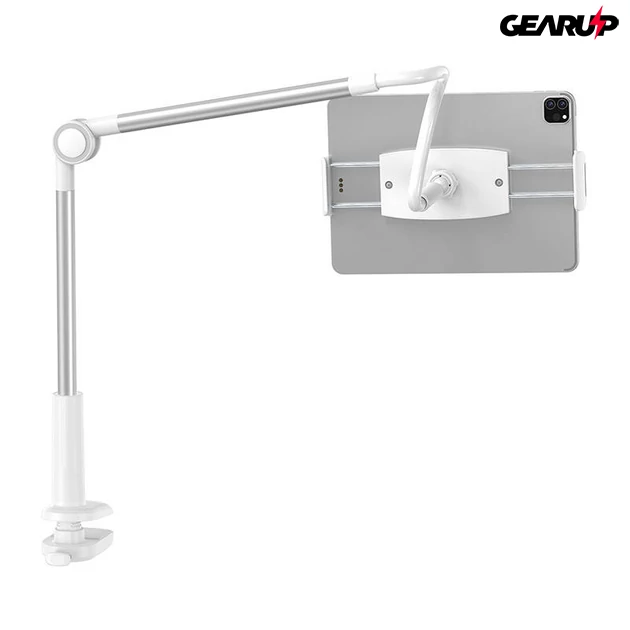 Kép 1/6 - Baseus Otaku Life Rotary Pro telefontartó és táblagép állvány, (ezüst)