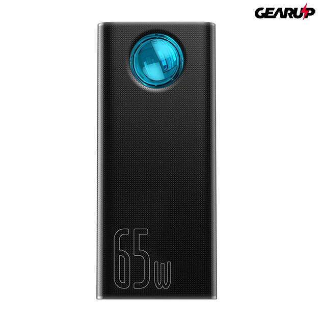Kép 1/4 - Baseus Amblight Powerbank 30000mAh, 4xUSB, USB-C, 65W (fekete)