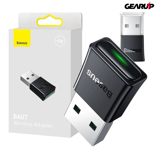 Kép 8/8 - Baseus BA07 bluetooth adapter, Bluetooth 5.3 (fekete)