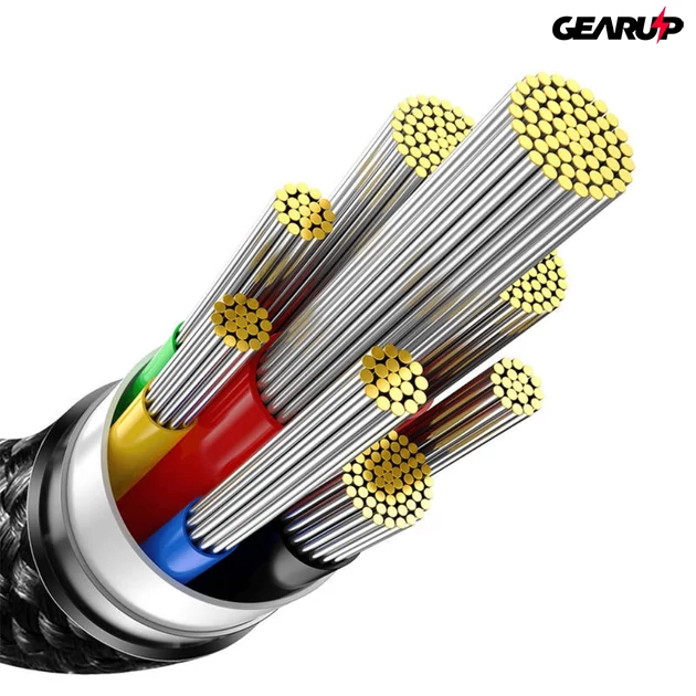 Kép 7/7 - Baseus Tungsten Gold USB-C-USB-C kábel, 240W, 1 m (fekete)
