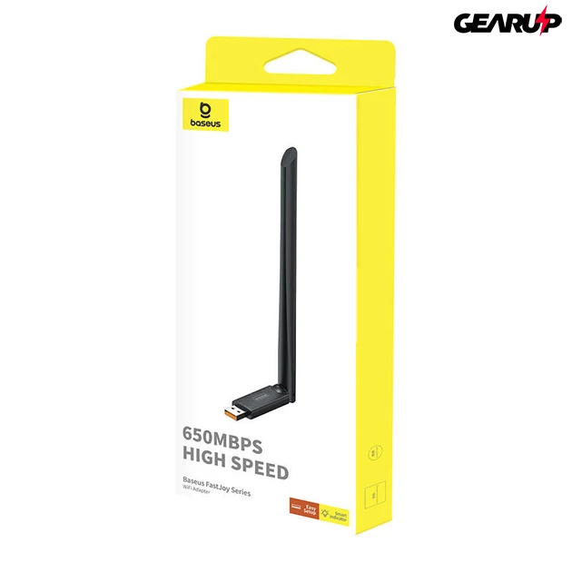 Kép 7/9 - Baseus WiFi adapter, 2,4GHz és 5Ghz - Fekete