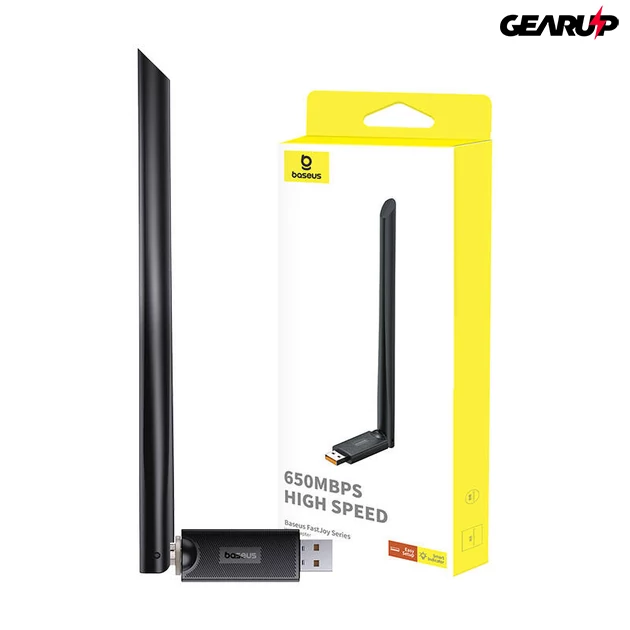 Kép 8/9 - Baseus WiFi adapter, 2,4GHz és 5Ghz - Fekete