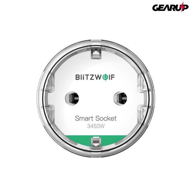 Kép 5/5 - Blitzwolf BW-SHP6 Pro Intelligens aljzat, WiFi, 15A, 3450W