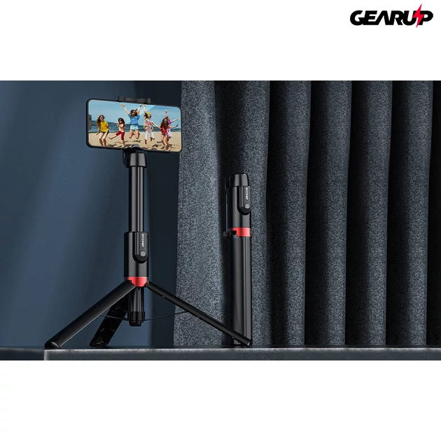 Kép 12/12 - BlitzWolf BW-BS10 Plus multifunkcionális selfie bot (fekete)