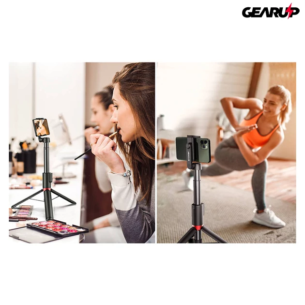 Kép 6/12 - BlitzWolf BW-BS10 Plus multifunkcionális selfie bot (fekete)