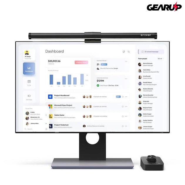 Kép 4/5 - BlitzWolf BW-CML5 távirányítós monitorlámpa