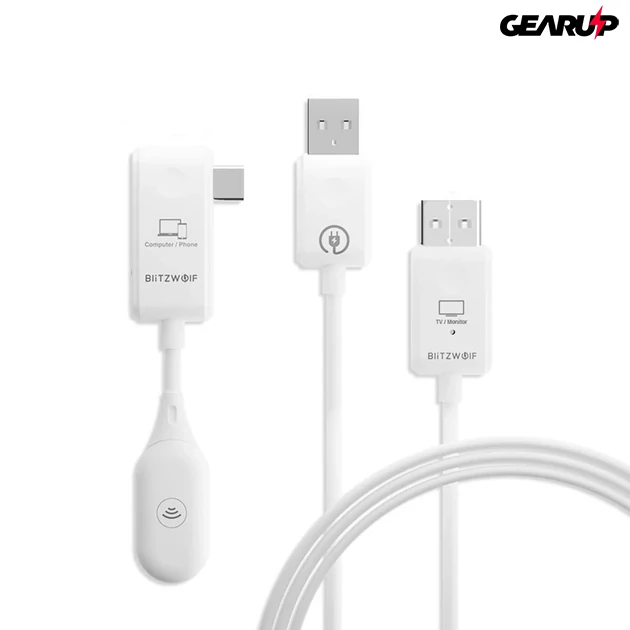Kép 1/2 - BlitzWolf BW-CS7 vezeték nélküli videó transzmitter HDMI csatlakozóval