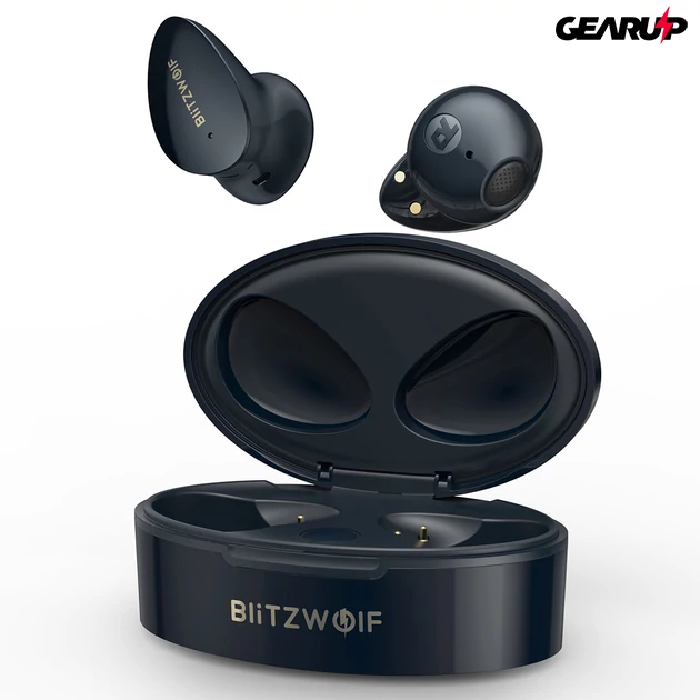 Kép 2/3 - BlitzWolf® BW-FPE2: teljesen vezeték nélküli fülhallgató töltődobozzal