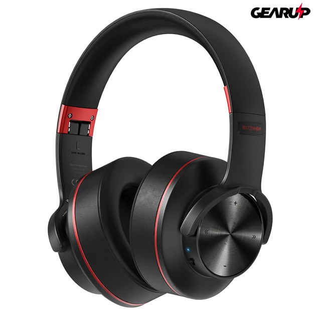 Kép 1/2 - BlitzWolf® BW-HP2 Pro: vezeték nélküli alacsony késleltetésű Gamer fejhallgató beépített mikrofonnal