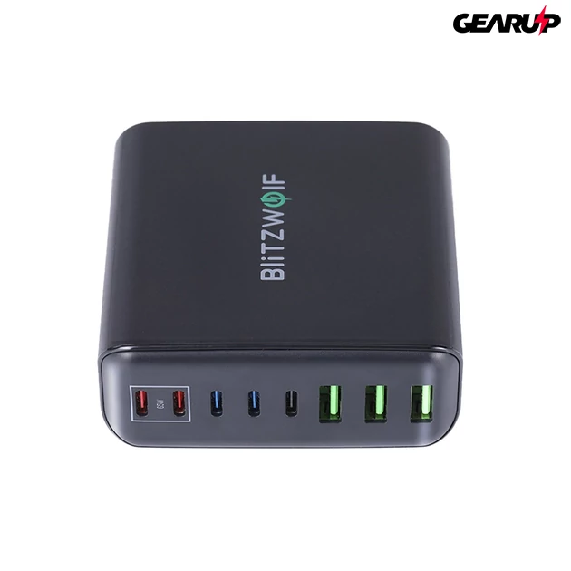Kép 2/3 - BlitzWolf BW-S26 250W teljesítményű 8 kimeneti portos gyorstöltő