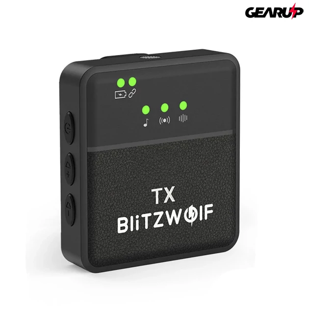 Kép 2/3 -  BlitzWolf BW-SX31 vezeték nélküli csíptetős mikrofon