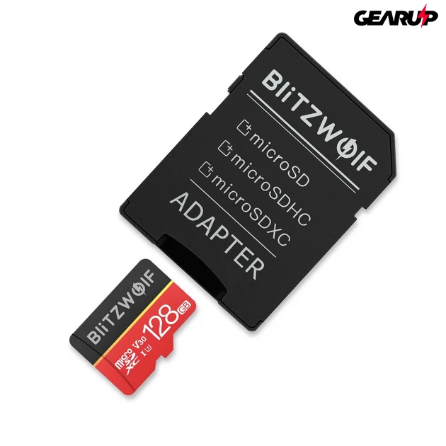 Kép 2/5 - BlitzWolf BW-TF1 micro SD kártya adapterrel - 128GB