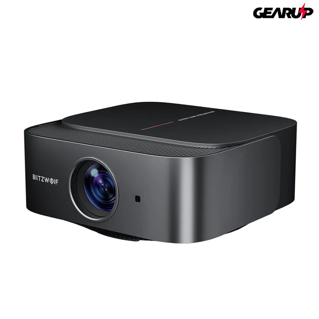 Kép 2/3 - BlitzWolf BW-V10 1080p házimozi projektor automatikus fókuszállítással, távirányítóval, HDMI kábellel és beépített hangszóróval