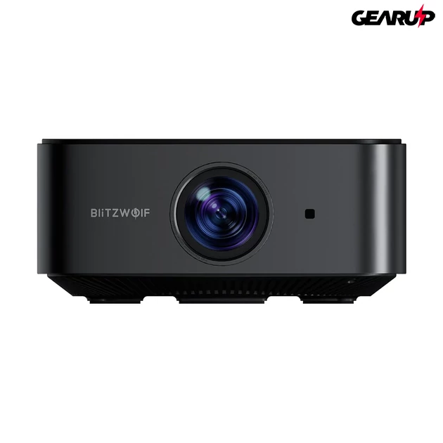 Kép 1/3 - BlitzWolf BW-V10 1080p házimozi projektor automatikus fókuszállítással, távirányítóval, HDMI kábellel és beépített hangszóróval