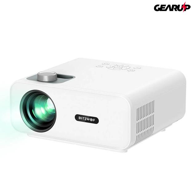 BlitzWolf BW-V5 1080p házimozi LED projektor, 9000 lumen, beépített hangszóróval