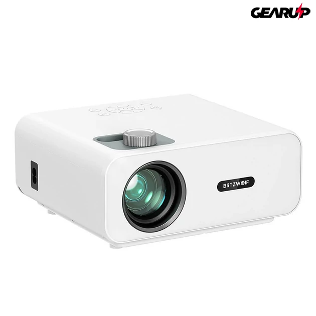 Kép 2/6 - BlitzWolf BW-V5 1080p házimozi LED projektor, 9000 lumen, beépített hangszóróval
