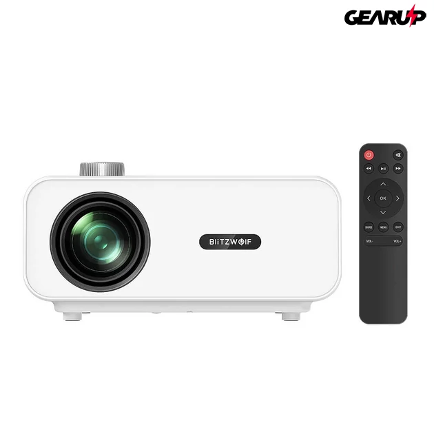 Kép 3/6 - BlitzWolf BW-V5 1080p házimozi LED projektor, 9000 lumen, beépített hangszóróval