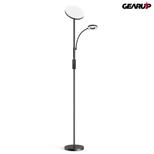 Kép 8/8 - Blitzwill energiatakarékos állólámpa olvasókarral, távirányítóval, memória funkcióval, állítható fényerővel és színhőmérséklettel