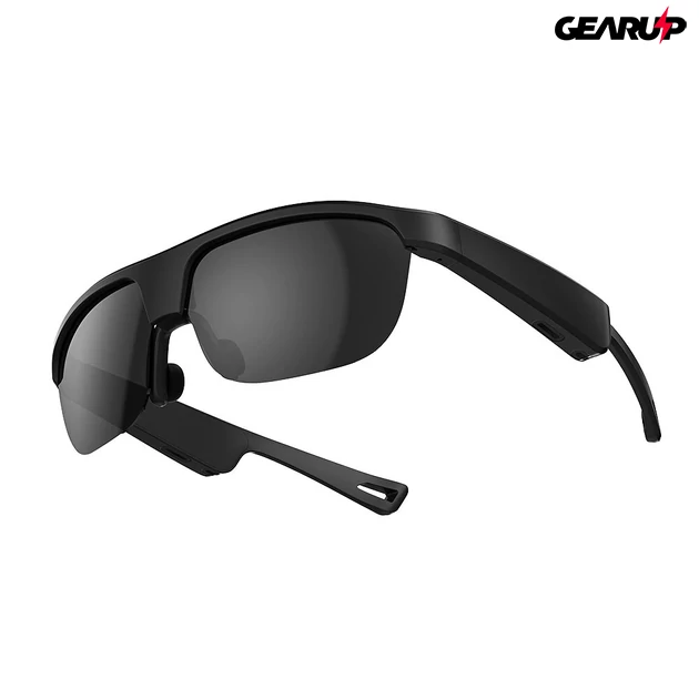 Kép 1/5 - BlitzWolf® BW-G02 bluetooth V5.3 fülhallgató és okos szemüveg - Fekete