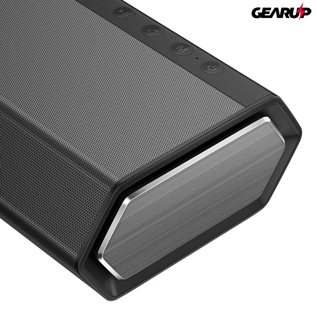 Kép 2/8 - BlitzWolf® BW-AS2: 5200mAh Double Driver vezeték nélküli Bluetooth hangszóró beépített mélynyomóval (40W)