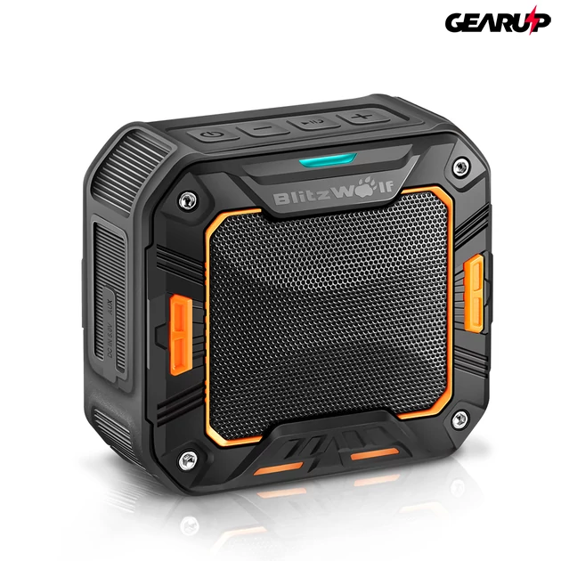 Kép 1/5 - BlitzWolf® BW-F2: 5W 2000mAh vízálló kültéri bluetooth hangszóró 1
