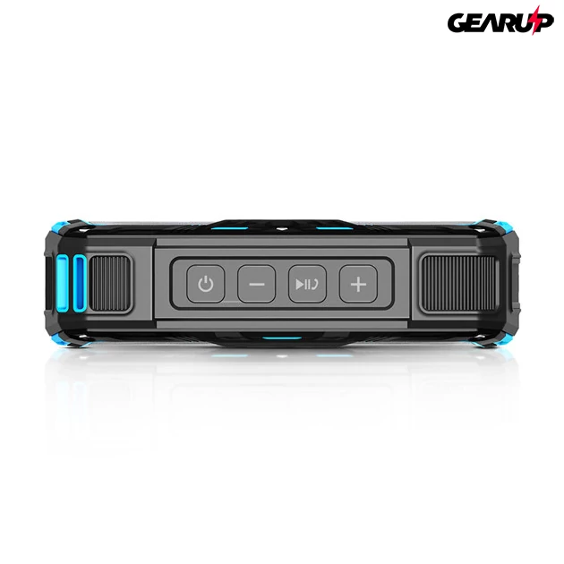 Kép 1/4 - BlitzWolf® BW-F3: vízálló, hordozható vezeték nélküli bluetooth hangszóró (2*5W) 1
