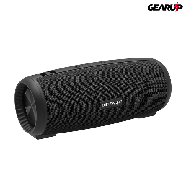 Kép 1/10 - BlitzWolf® BW-WA1: 1200mAh vezeték nélküli Bluetooth hangszóró 360 fokos térhangzással (12W) 1